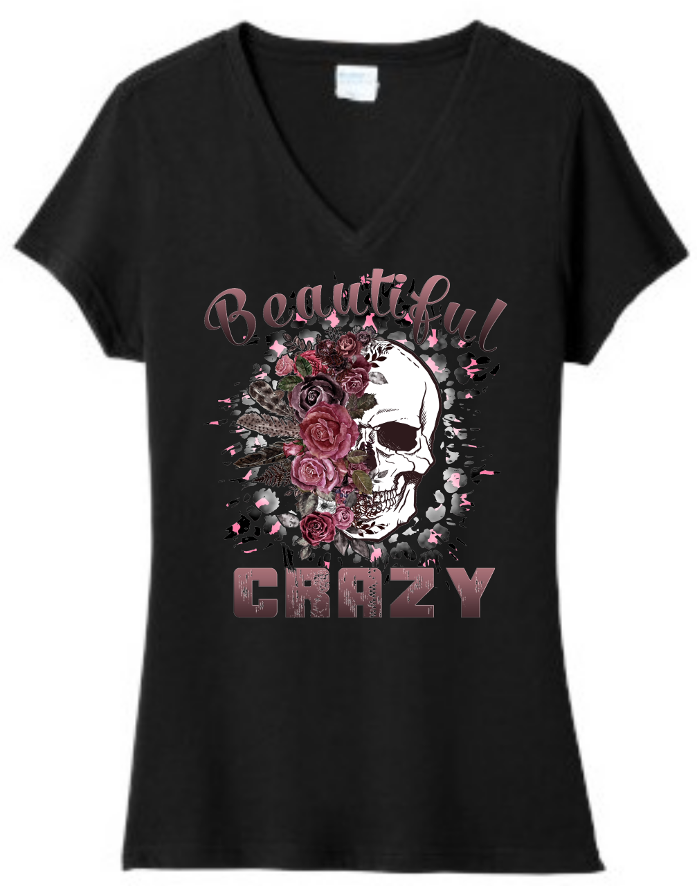 Picture of HALFEDASS Ladies - Beautiful Crazy - V-Neck