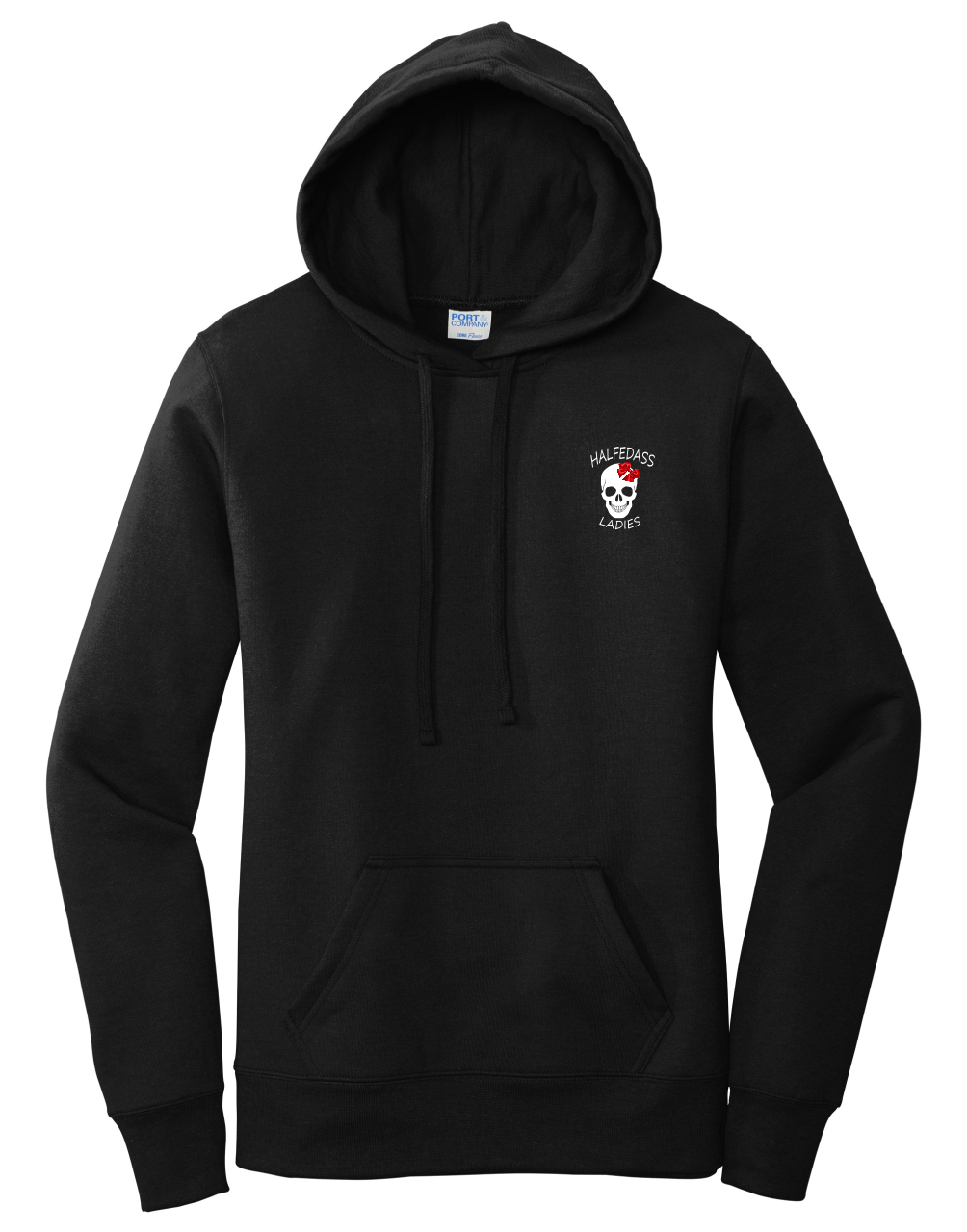 Picture of HALFEDASS Ladies - Skull - Ladies Hoodie