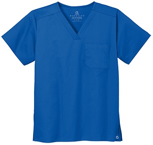 Picture of ! Chest Pocket V-Neck Top