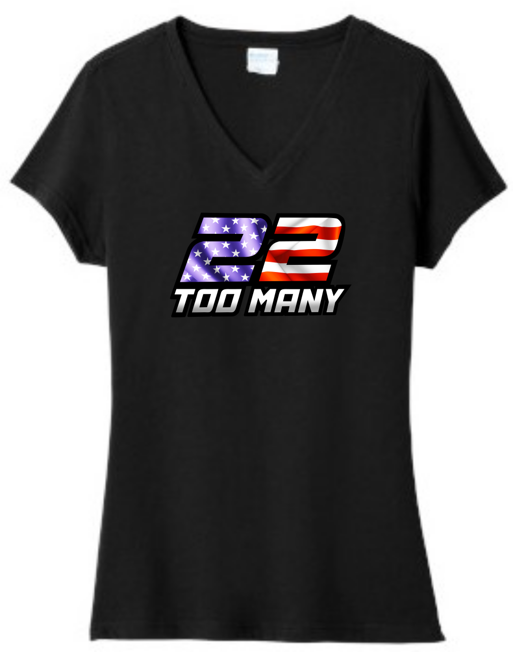 Picture of 22 Too Many Ladies V-Neck