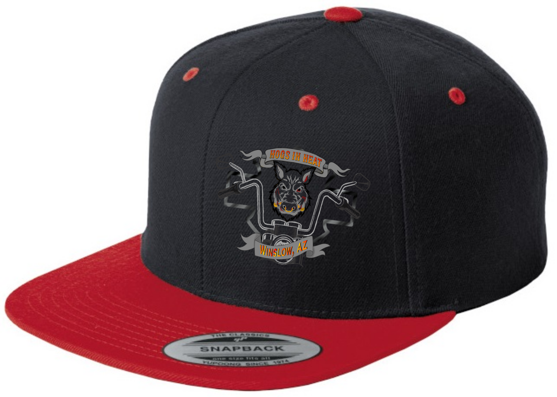 Picture of Hog's in Heat - Flat Bill Snapback 