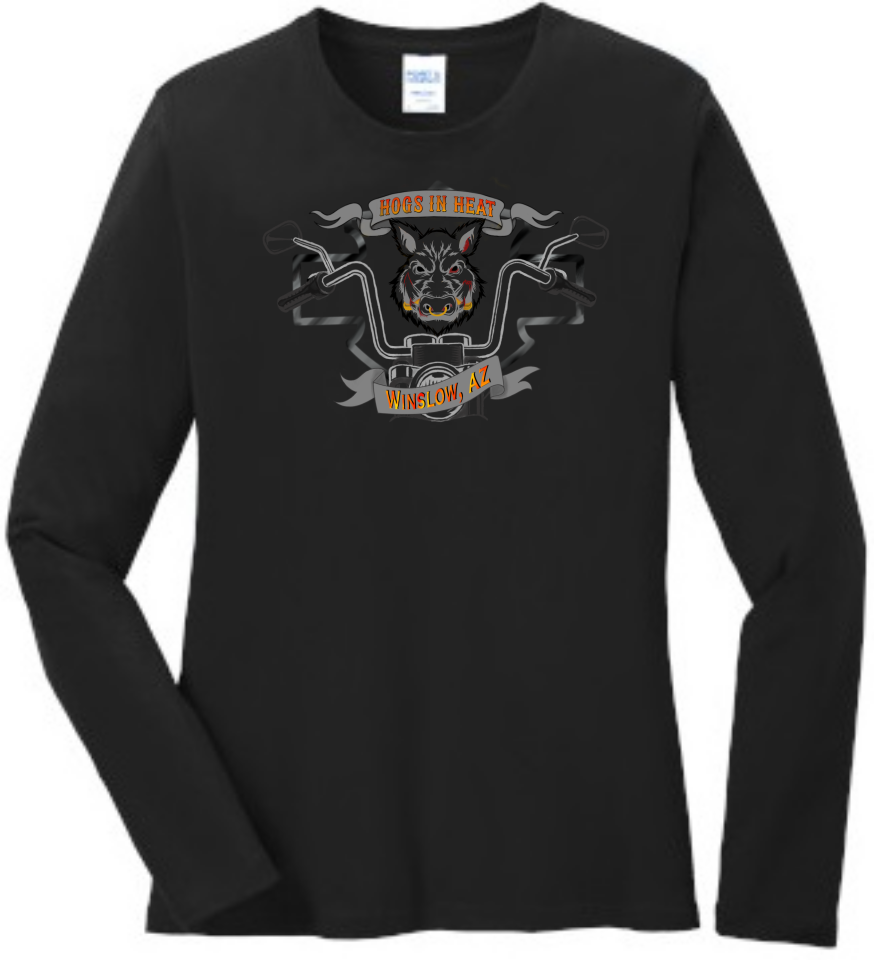Picture of Hogs in Heat - Ladies Long Sleeve