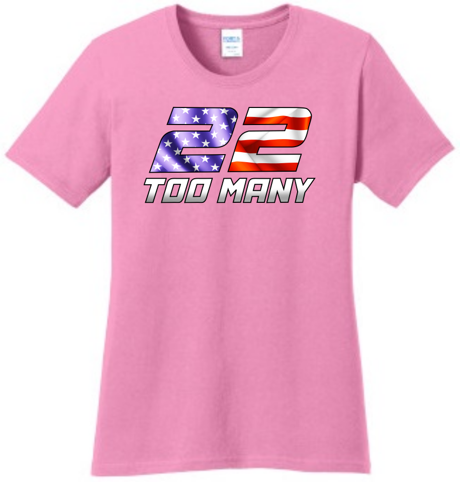 Picture of 22 Too Many Ladies T-Shirt