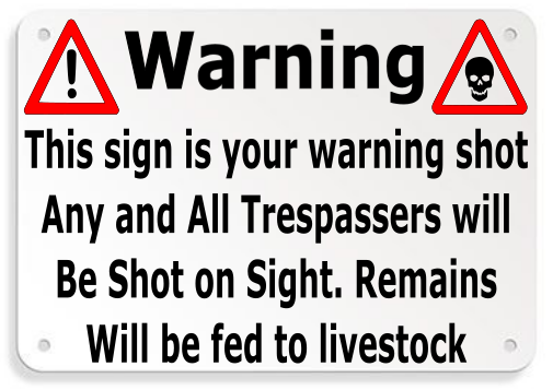 Picture of No Trespassing 