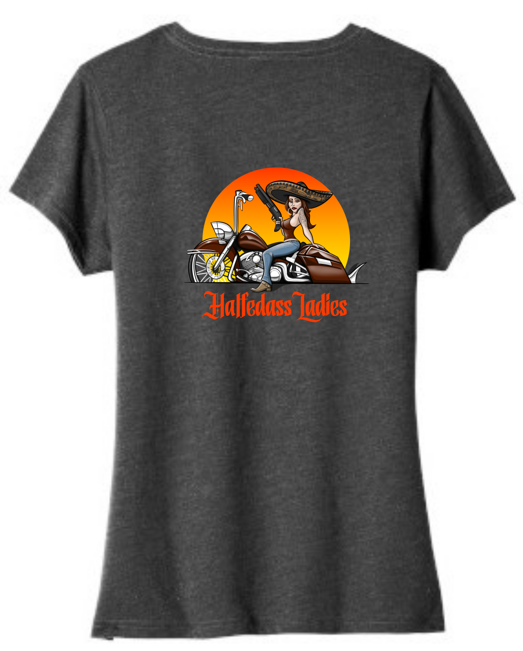 Picture of HALFEDASS Ladies - Chola - Ladies V-Neck