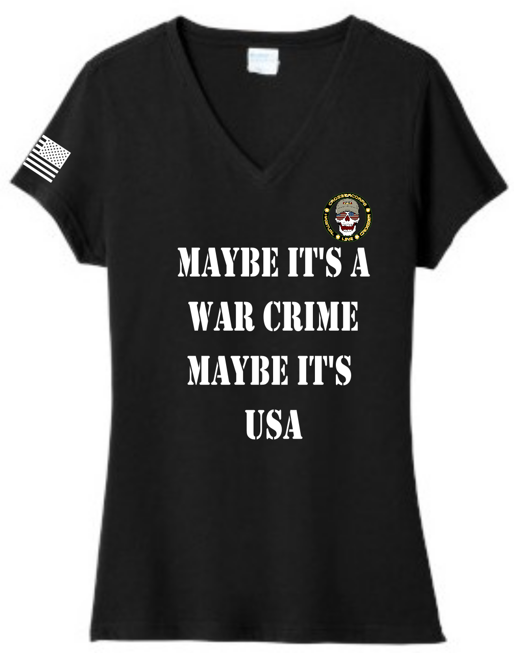 Picture of HLC Maybe Its the USA Ladies V-Neck