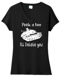 Picture of HLC Peek a Boo Ladies V-Neck